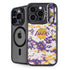 NBA Los Angeles Lakers Digi Camo iPhone 16 Pro Kickstand Case
