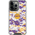NBA Los Angeles Lakers Digi Camo iPhone 16 Pro Max Clear Case