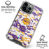 NBA Los Angeles Lakers Digi Camo iPhone 16 Pro Max Clear Case