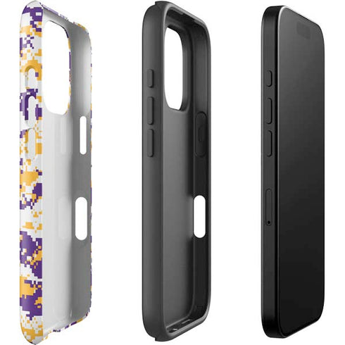 NBA Los Angeles Lakers Digi Camo iPhone 16 Pro Max Impact Case