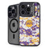 NBA Los Angeles Lakers Digi Camo iPhone 16 Pro Max Kickstand Case