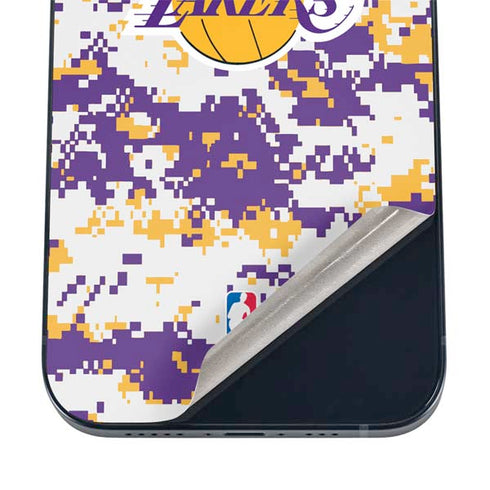 NBA Los Angeles Lakers Digi Camo iPhone 16 Skin