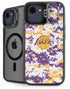 NBA Los Angeles Lakers Digi Camo iPhone 16e Kickstand Case