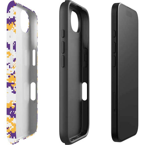 NBA Los Angeles Lakers Digi Camo iPhone 16e Impact Case