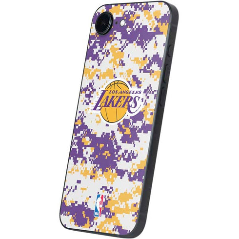 NBA Los Angeles Lakers Digi Camo iPhone 16e Skin