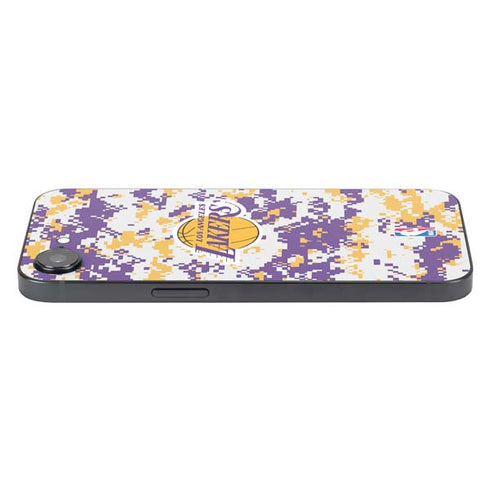 NBA Los Angeles Lakers Digi Camo iPhone 16e Skin
