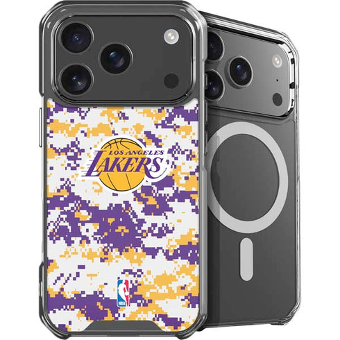 NBA Los Angeles Lakers Digi Camo iPhone 18 Pro Max MagSafe Case