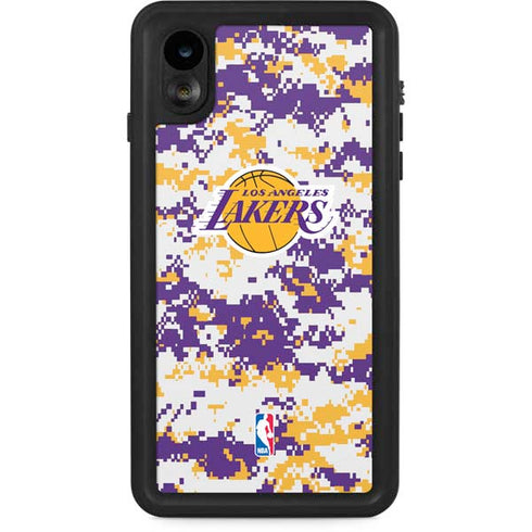 NBA Los Angeles Lakers Digi Camo iPhone Cases