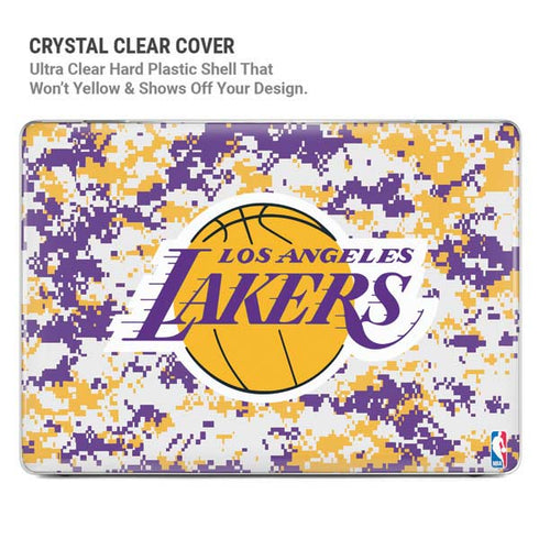 NBA Los Angeles Lakers Digi Camo MacBook Pro 14in (2021-24) Case plus Skin