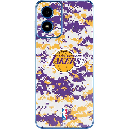 NBA Los Angeles Lakers Digi Camo Moto G Play 4G (2024) Skin