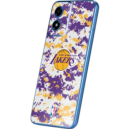 NBA Los Angeles Lakers Digi Camo Moto G Play 4G (2024) Skin