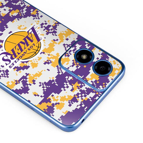NBA Los Angeles Lakers Digi Camo Moto G Play 4G (2024) Skin
