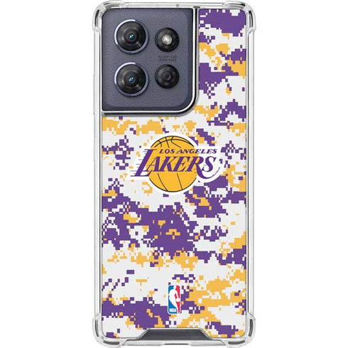 NBA Los Angeles Lakers Digi Camo Moto G Play 5G (2025) Clear Case