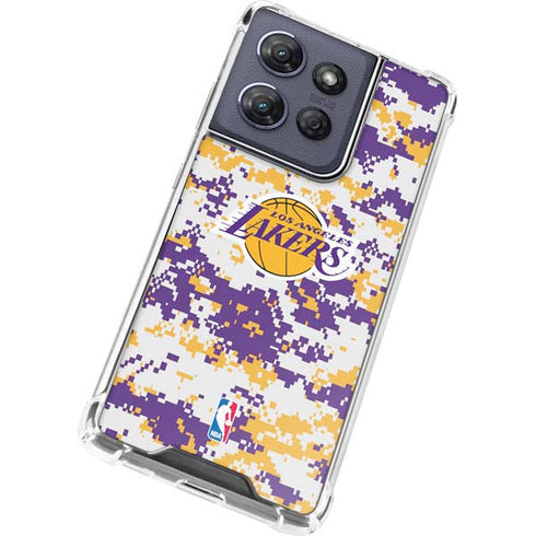 NBA Los Angeles Lakers Digi Camo Moto G Play 5G (2025) Clear Case