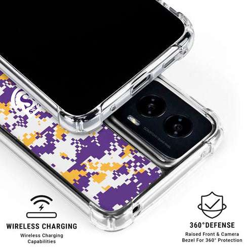 NBA Los Angeles Lakers Digi Camo Moto G Power 5G (2024) Clear Case