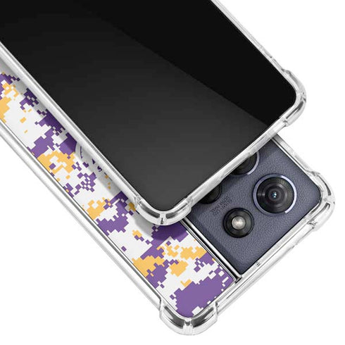 NBA Los Angeles Lakers Digi Camo Moto G Stylus 5G (2025) Clear Case