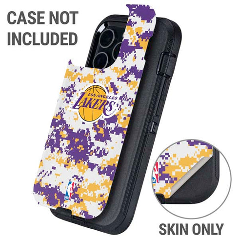 NBA Los Angeles Lakers Digi Camo Otterbox Defender iPhone Skin