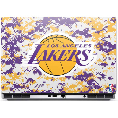 NBA Los Angeles Lakers Digi Camo Dell Precision Skin