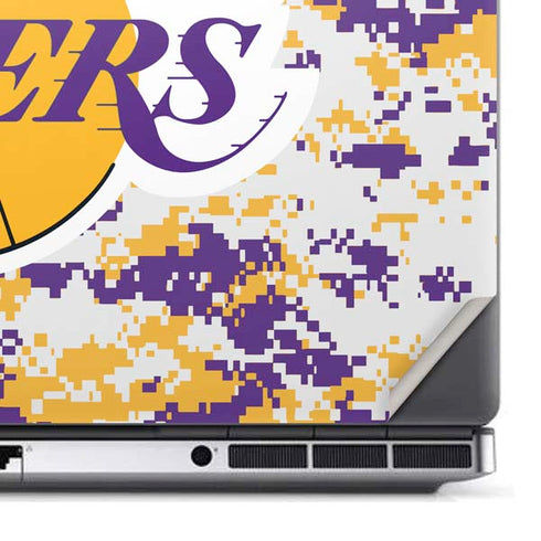 NBA Los Angeles Lakers Digi Camo Dell Precision Skin