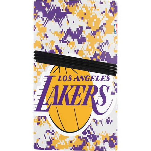 NBA Los Angeles Lakers Digi Camo PS5 Pro Console Skin