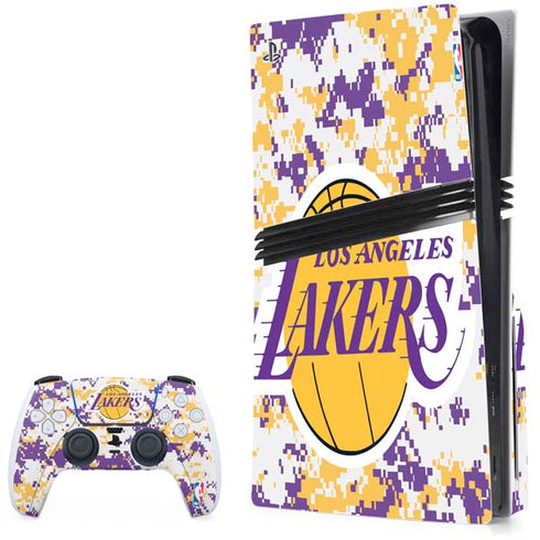 NBA Los Angeles Lakers Digi Camo PlayStation PS5 Skins