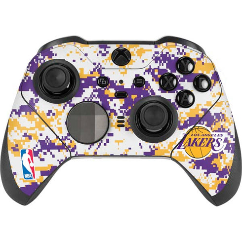NBA Los Angeles Lakers Digi Camo Xbox Elite Wireless Controller Series 2 Skin