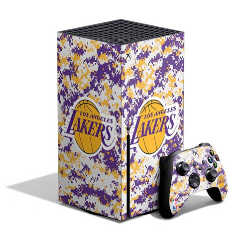 NBA Los Angeles Lakers Digi Camo Xbox Series X Bundle Skin