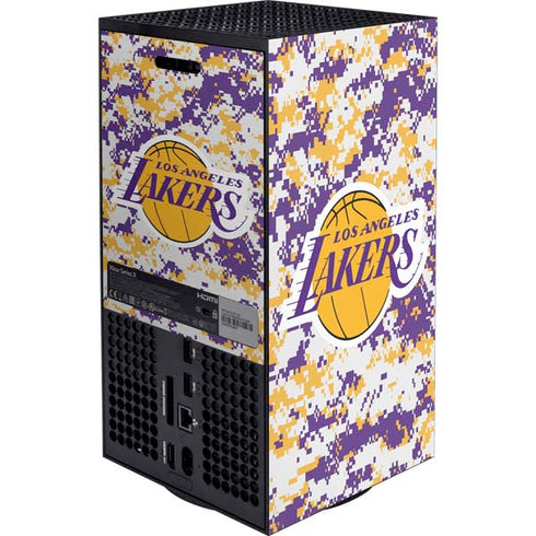 NBA Los Angeles Lakers Digi Camo XBox Series X Digital Edition Bundle Skin
