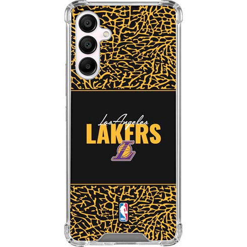 NBA Los Angeles Lakers Elephant Print Galaxy A16 5G Clear Case