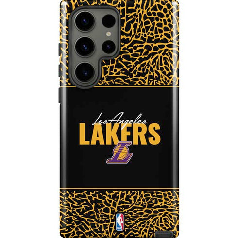 NBA Los Angeles Lakers Elephant Print Galaxy S23 Ultra Pro Case