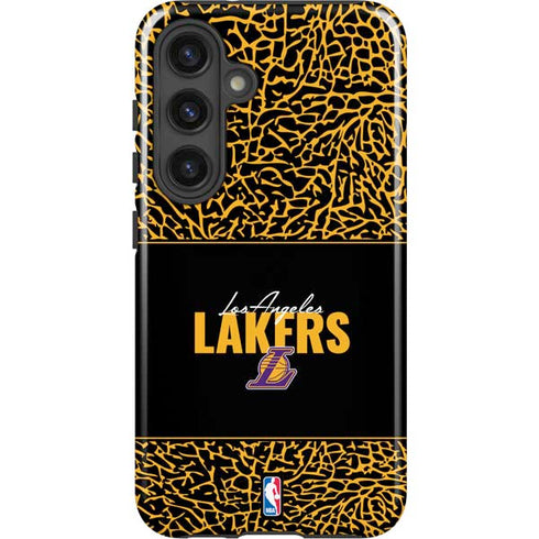 NBA Los Angeles Lakers Elephant Print Galaxy S25 Impact Case