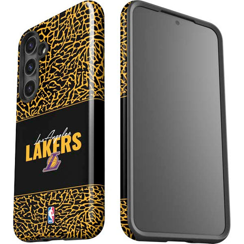 NBA Los Angeles Lakers Elephant Print Galaxy S25 Impact Case