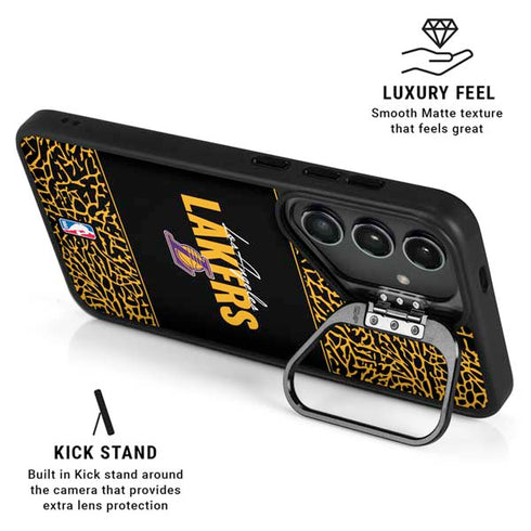 NBA Los Angeles Lakers Elephant Print Galaxy S25 Kickstand Case
