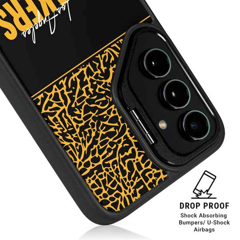 NBA Los Angeles Lakers Elephant Print Galaxy S25 Kickstand Case