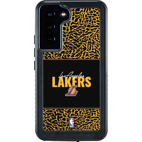NBA Los Angeles Lakers Elephant Print Galaxy S24 Plus Waterproof Case