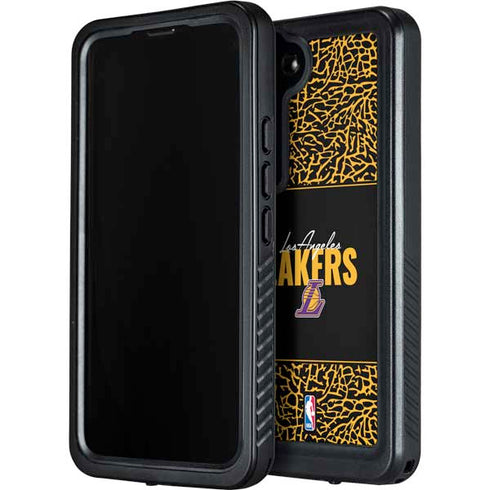 NBA Los Angeles Lakers Elephant Print Galaxy S24 Plus Waterproof Case