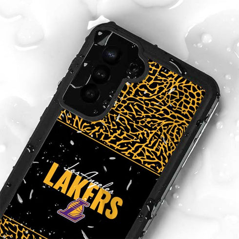 NBA Los Angeles Lakers Elephant Print Galaxy S24 Plus Waterproof Case