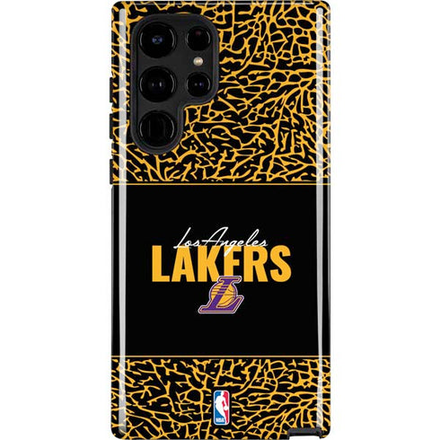NBA Los Angeles Lakers Elephant Print Galaxy S25 Ultra Impact Case