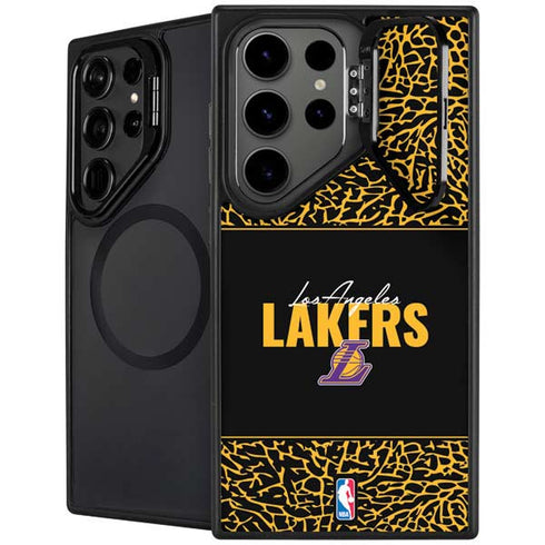 NBA Los Angeles Lakers Elephant Print Galaxy S24 Ultra Kickstand Case