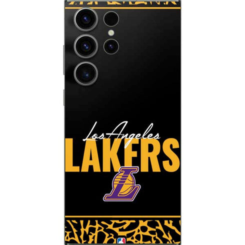 NBA Los Angeles Lakers Elephant Print Galaxy S25 Ultra Skin