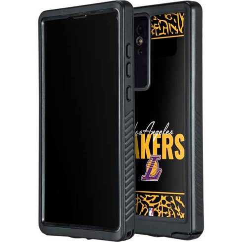 NBA Los Angeles Lakers Elephant Print Galaxy S24 Ultra Waterproof Case