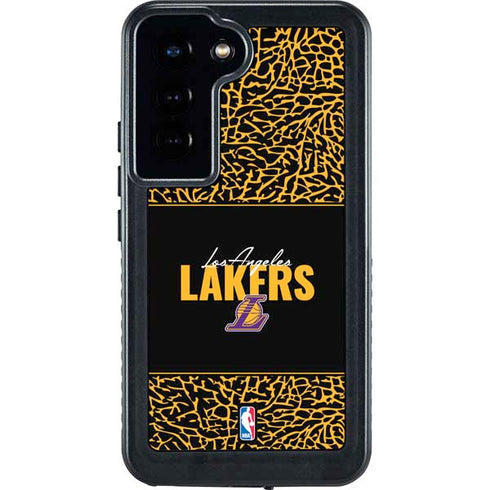 NBA Los Angeles Lakers Elephant Print Galaxy S24 Waterproof Case