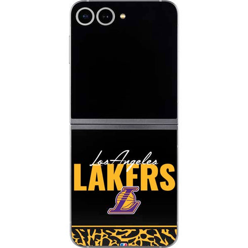 NBA Los Angeles Lakers Elephant Print Galaxy Z Flip6 Skin
