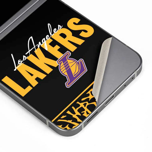 NBA Los Angeles Lakers Elephant Print Galaxy Z Flip6 Skin