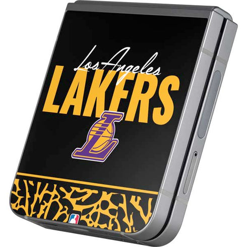 NBA Los Angeles Lakers Elephant Print Galaxy Z Flip6 Skin