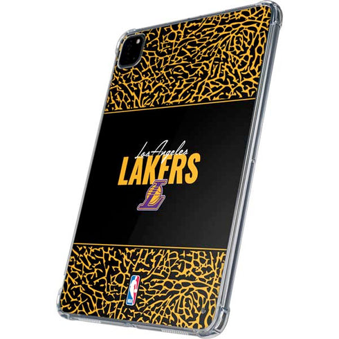 NBA Los Angeles Lakers Elephant Print iPad Pro 11in (2024) Clear Case