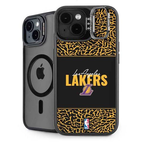 NBA Los Angeles Lakers Elephant Print iPhone 14 Kickstand Case