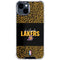 NBA Los Angeles Lakers Elephant Print iPhone 15 Clear Case