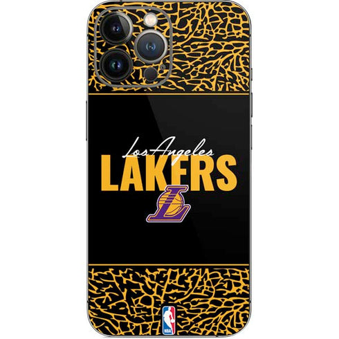 NBA Los Angeles Lakers Elephant Print iPhone 15 Pro Max Skin