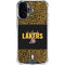 NBA Los Angeles Lakers Elephant Print iPhone 16 Clear Case